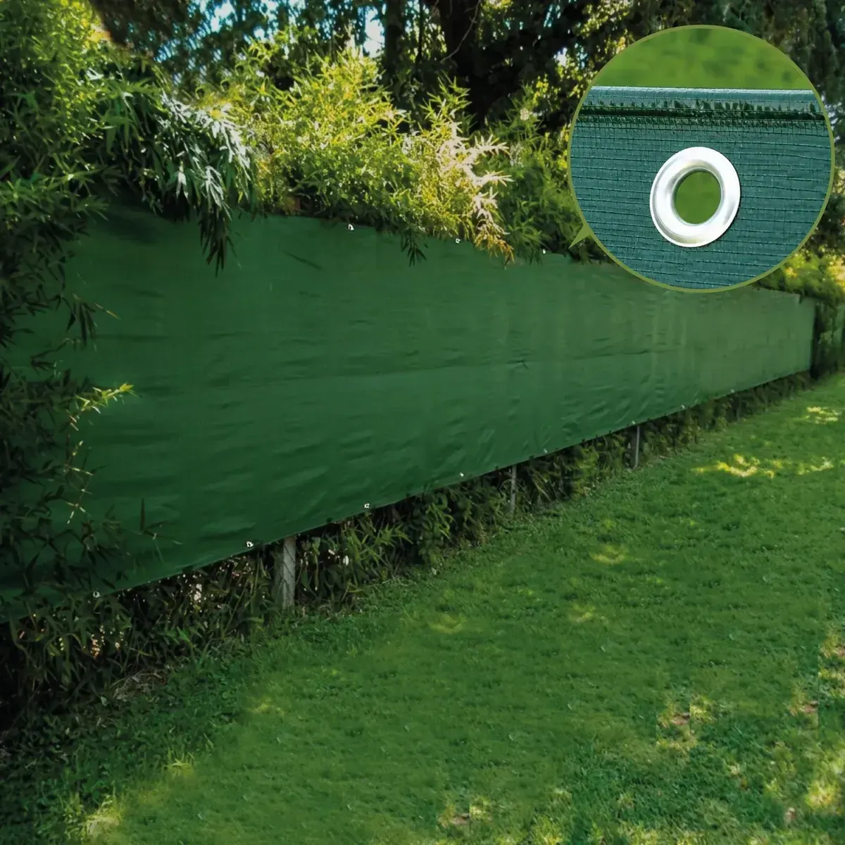 CUBRE CERCO C/OJALES LAMINADO 1.50x10m 2