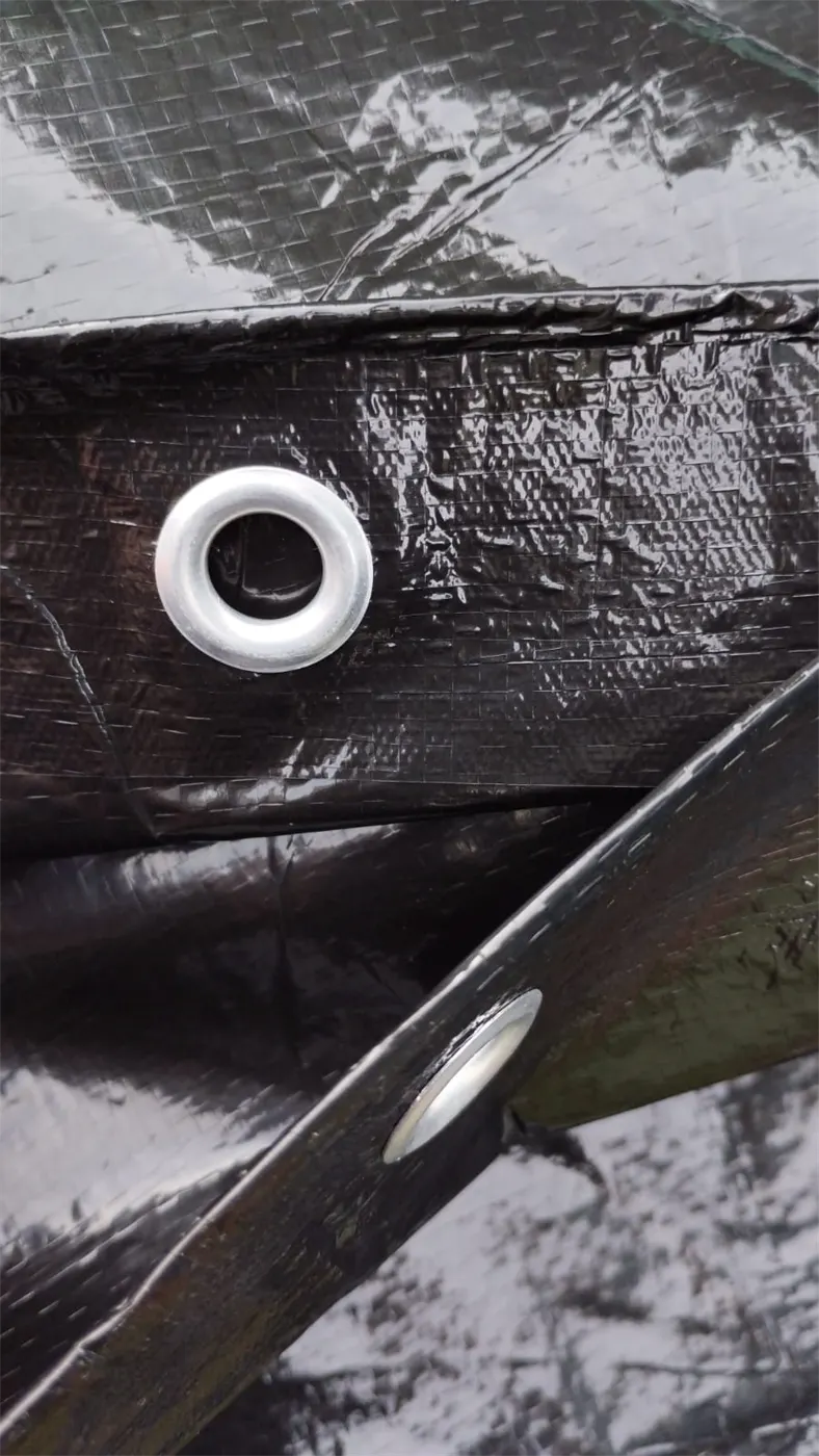 CUBRE CERCO C/OJALES LAMINADO 1.80x50m NEGRO 5