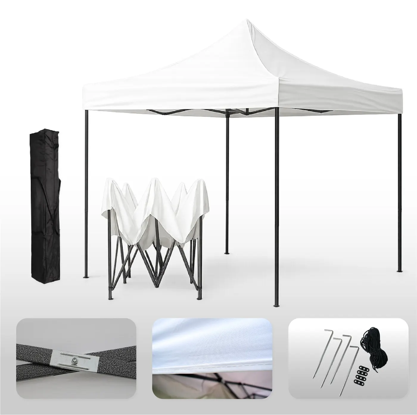 Gazebo 3 x 3 blanco